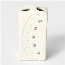 УЦЕНКА Набор для ванной, 4 предмета: дозатор, мыльница, 2 стакана