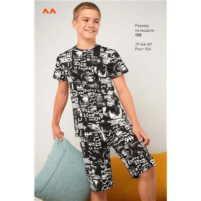 Хлопковый костюм для мальчика Happyfox