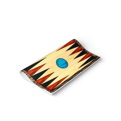 Коврик - сидушка для бани и сауны «Нарды», 56.5×53 см, полиэфир