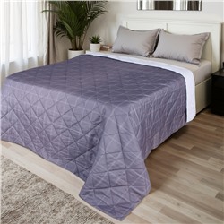 Покрывало 2-спальное LoveLife Cage: grey, 180×210±5 см, микрофайбер