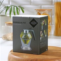 Ёмкость для масла и соуса Magistro «Сапфир», 200 мл, цвет прозрачный