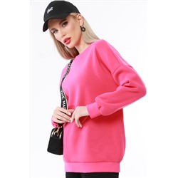 Свитшот розовый теплый