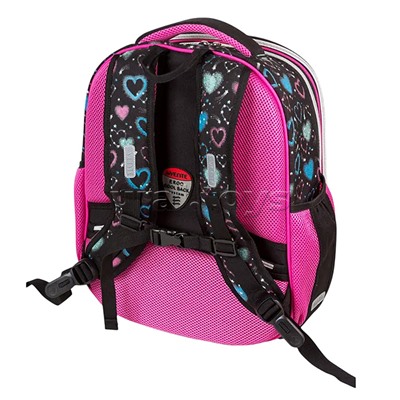 Рюкзак "Choice Lite. Cute Husky" школьный жесткий 38x29x17 см (17 л) вес 800 г, 1 отделение на молнии с разделителями для учебников, 1 отделение с органайзером, 2 боковых кармана сеткой на резинке