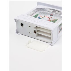 Фигура светодиодная «Снеговик» 5.5×14×19.5 см, от батареек 3хААА, музыка, USB, свечение тёплое белое