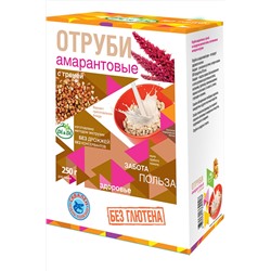 Отруби амарантовые с гречей 250г ЭКОПРОДУКТЫ, 1187490