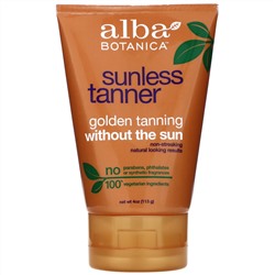 Alba Botanica, Sunless Tanner, 4 oz (113 g)