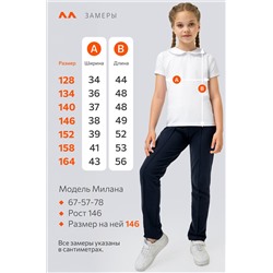 Блузка для девочки с коротким рукавом Happyfox