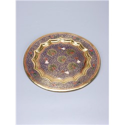 УЦЕНКА Блюдо «Абстракция», 25×25 см, латунь