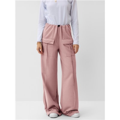 Брюки женские карго MINAKU: Casual Collection, бежевые, размер 48