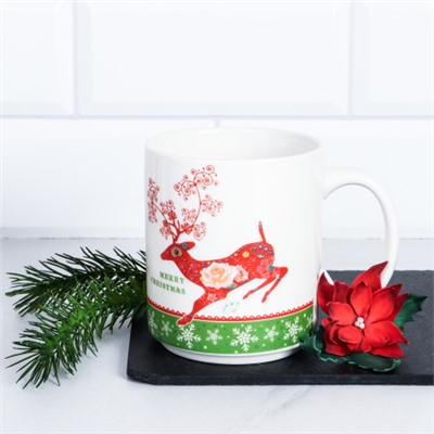 Кружка новогодняя 450 мл / 1188-12 /уп 72/