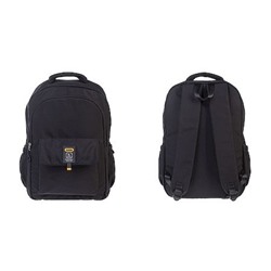 Рюкзак Стиль "Черный " 46 х 31,5 х 16,5см полиэстер 2 отд., 3 кармана (094060) 35001 Хатбер