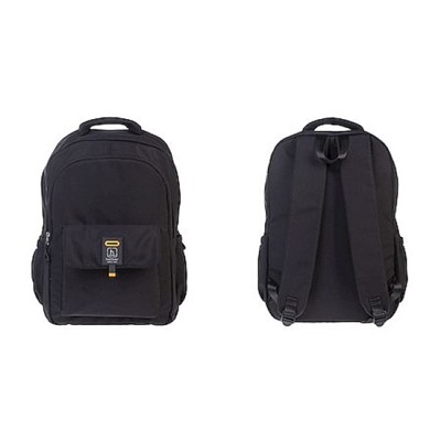 Рюкзак Стиль "Черный " 46 х 31,5 х 16,5см полиэстер 2 отд., 3 кармана (094060) 35001 Хатбер
