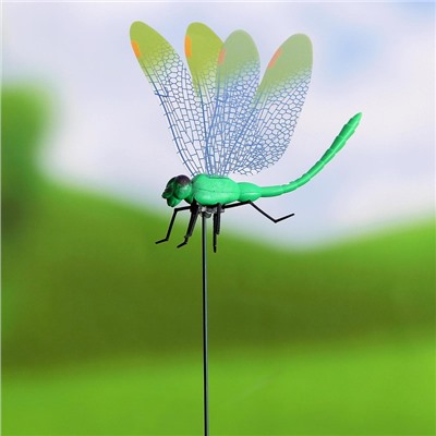 Штекер «Стрекоза Сенди», 14×9 см/45 см, набор 10 шт., МИКС