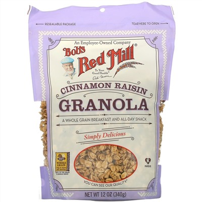 Bob's Red Mill, Cinnamon Raisin Granola, 12 oz (340 g)
