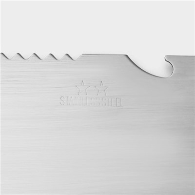 Нож-топорик кухонный Доляна «Лидер», двустороннее лезвие, 17×7 см