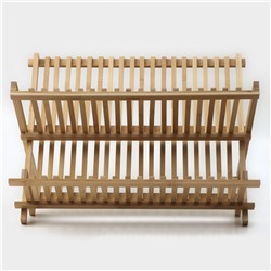 Сушилка для посуды «Бамбуковый лес», 43×38 см, 2 яруса