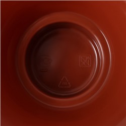 Вазон для цветов «Колывань», 8.1 л, d=30 см, h=33 см, терракотовый