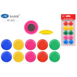 Набор магнитов для доски 30 мм 10шт МС-4837 Basir