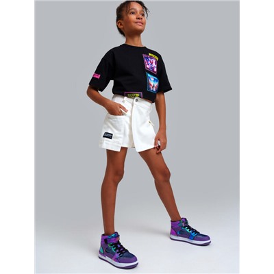 Юбка-шорты текстильные для девочек