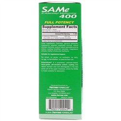 Jarrow Formulas, SAM-e (S-аденозил-L-метионин ) 400, 60 таблеток