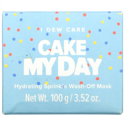 I Dew Care, Cake My Day, увлажняющая смываемая маска для лица, 100 г (3,52 унции)