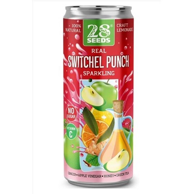 Напиток свитчел пунш "switchel punch" среднегаз. с соком ж/б 330мл ЭКОПРОДУКТЫ, 1136992