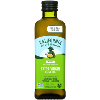 California Olive Ranch, свежее калифорнийское нерафинированное оливковое масло высшего качества, 500 мл (16,9 жидк. унции)