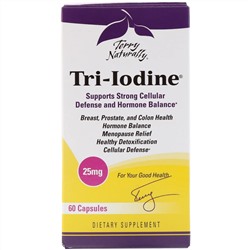 Terry Naturally, Tri-Iodine, 25 мг, 60 капсул