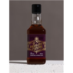 Гель для душа виски мужской «С Новым Годом», 250 мл, аромат древесный с пряными нотами, Чистое счастье