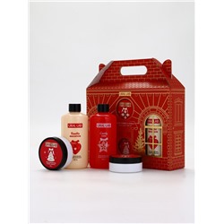 Новогодний подарочный набор косметики: гель для душа 2 шт., соль и масло для душа, URAL LAB