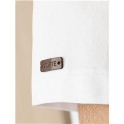 Свободная футболка  с авторским принтом