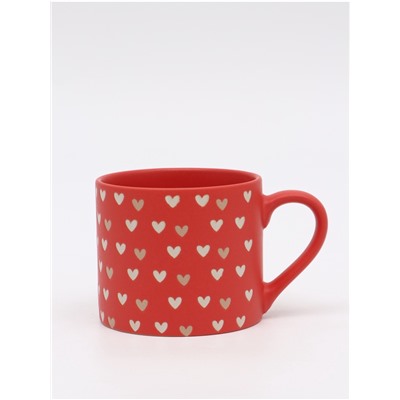 Кружка чайная керамическая «Сердечки», 320 мл, ручная работа