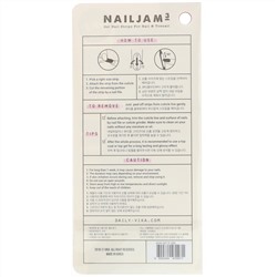 Vika Nailjam, Гелевые полоски для ногтей для ногтей на руках и ногах, «Получи это, девушка», 38 полосок