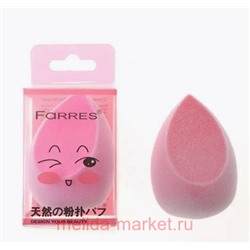 Farres Cпонж профессиональный для лица бархатный косой срез FP0 18