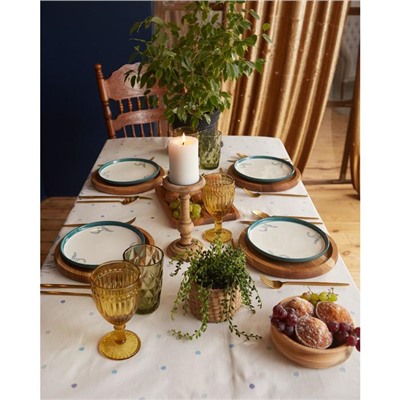 Скатерть «Этель. Незабудки», 149×110 см, 100% хлопок, саржа 190 г/м²