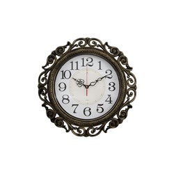 Часы настенные интерьерные «Хостон», бесшумные, плавный ход, d=40.5 см, циферблат d=26 см, от батарейки 1×АА