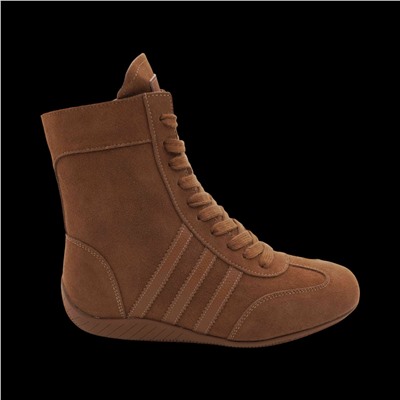 Ботинки из натуральной кожи P-MR22-5 коричневые