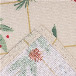 Набор новогодних полотенец Доляна «Зимние праздники» 28×46 см - 2 штуки, 100% хлопок, вафля 160 г/м²