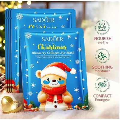 Рождественская фруктовая коллагеновая маска-патч для глаз