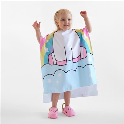 Полотенце - пончо детское LoveLife «Единорог», 60×120 см