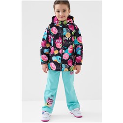 Куртка текстильная с полиуретановым покрытием для девочек (ветровка) PLAYTODAY, 1240322