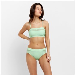 Купальник раздельный с лифом бандо женский MINAKU, зелёный, размер 42