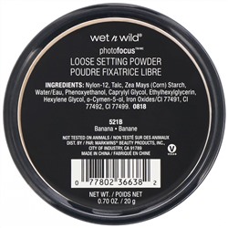 Wet n Wild, PhotoFocus, рассыпчатая пудра, «Банан», 20 г