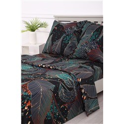 КПБ Черное Зеленое полисатин НАТАЛИ, 1226450