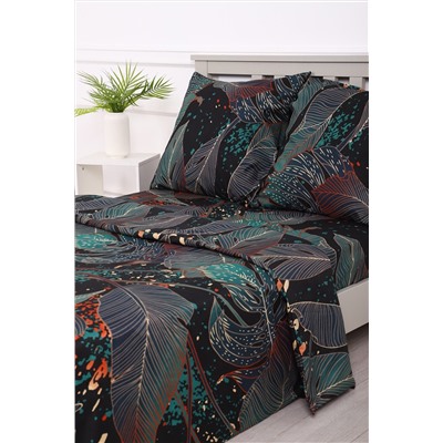 КПБ Черное Зеленое полисатин НАТАЛИ, 1226450