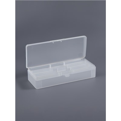 Органайзер для хранения, с вложением, 19×7.5 см, прозрачный