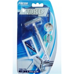 Станок для бритья Классический Т-образный Lord Premium L 125 (+5лезвий)(Египет)