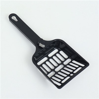 Туалет с бортом, 50×35×18 см, черный