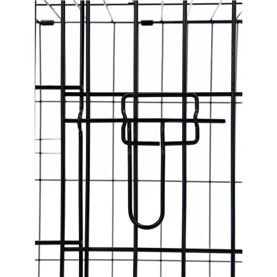 Клетка для собак №4 с пластиковым поддоном, складная, 94×64×72 см