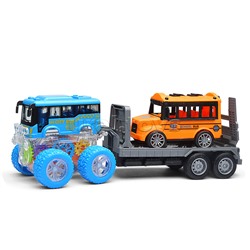 Машина "Трюкач" с прицепом, в пакете